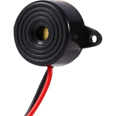 1 Buzzer Électronique 3-24V, Alarme Sonore 95dB, Câble 100mm Pour Ordinateur Imprimante
