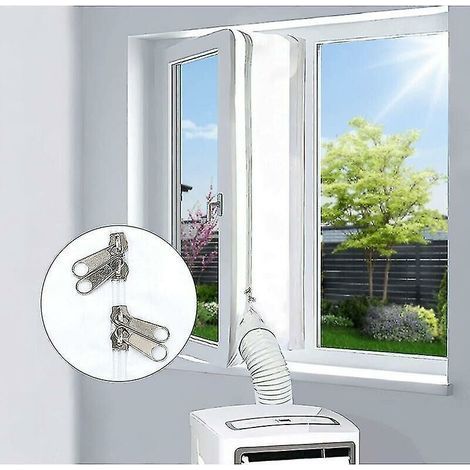 400cm Air Conditioning Window Seal Mobile Air Conditioning Window Sealing Fabrics Air Conditioning Window Seal Mobile Air Conditioner Accessory For 1000 pcs (1/5)