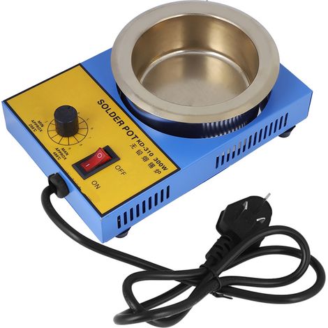 220V 300W 100mm Leadfree Solder Pot Soldering Desoldering Bath Titanium Plate (AU Plug)