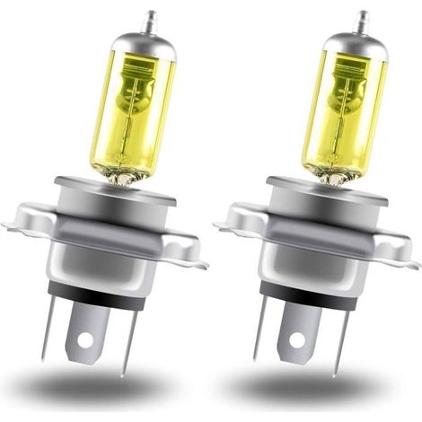 H4 Ampoule de Phare Halogène de Voiture 12V 60/55W 3000K Super Brillant or Feux de Route/Feux de Croisement Halogène Phare Voiture (1/4)