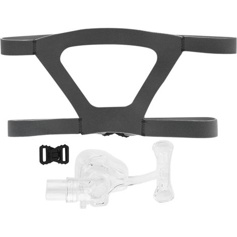 Masque Nasal NM2 NM4 pour Machine CPAP Anti-Ronflement avec Harnais de Tête (1/5)