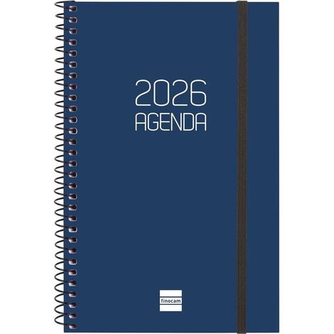 AGENDA ANUAL 2026 OPAQUE E5 SV AZUL