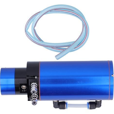 Réservoir de récupération d'huile moteur universel avec manomètre 0-14 PSI, bleu (1/5)