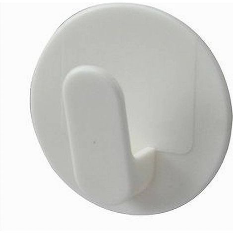 Cleafe - Set 2 Pz Ganci Appendini Adesivi A Parete Casa Cucina Bagno Attaccapanni 79338 - (1/2)