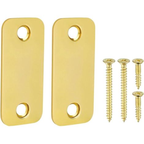 Set of 2 door hole cover plates with fixing screws (1/5)
