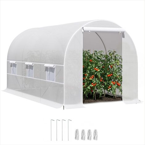 SunJet Serre de jardin, serre horticole, Serre tunnel de jardin 8m² - Réf. PQ5W2WKP79ZU (1/5)