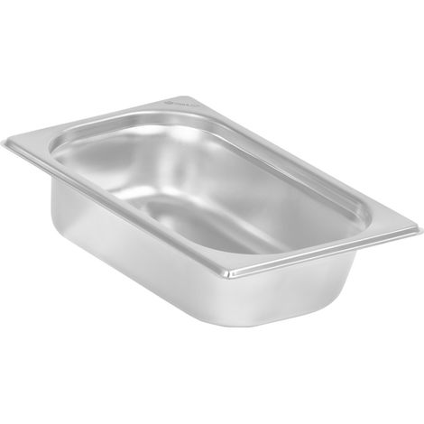 Mahlzeit Bac GN 1/4  Hauteur 65 mm  Différentes tailles  Bac gastronome en acier inoxydable