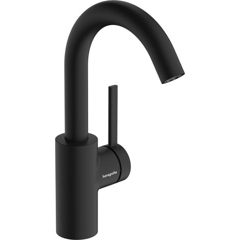 Hansgrohe Zesis S - Waschtischmischer mit Ablaufgarnitur, CoolStart, EcoSmart+, Mattschwarz 74740670