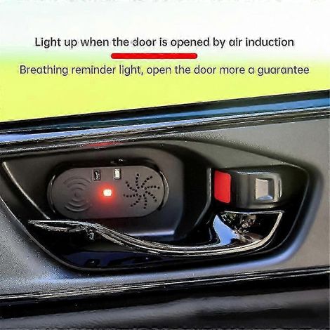 3er-Pack intelligenter Sensor-Alarm für Autotüren mit Antikollisionsschutz, Sprachbenachrichtigungen und Alarmanzeige. (1/3)