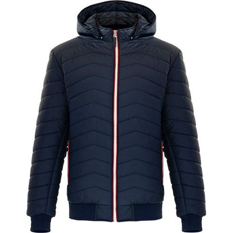 Blouson veste moto taille L S-Line Puffy Doudoune Élysée bleu (1/4)