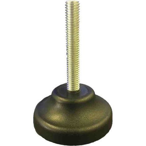 Pied réglable RS PRO Diam 40mm M10 x 50mm capacitéx 500kg ( Prix pour Paquet de 2 )