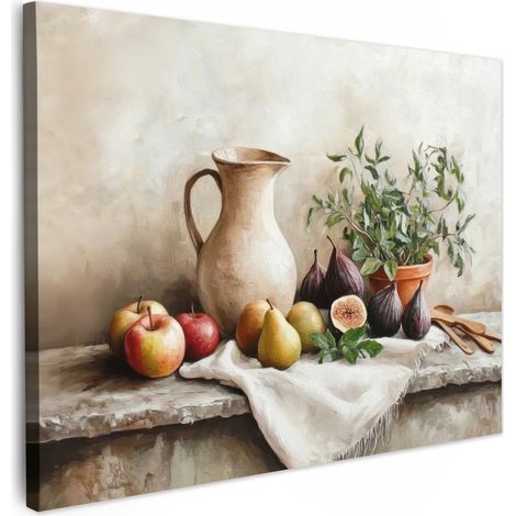 TABLEAU SUR TOILE Fruits - Herbes - Rural Décoration Murale 40x30 cm