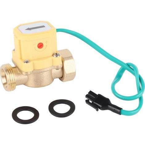 Interrupteur de Contrôle Automatique de Pression avec Capteur de Débit Réglable pour Pompe à Eau 220V, Filetage G3/4 (1/5)