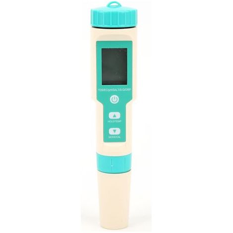 7-in-1 Wassertester-Stift C-600: Misst pH-Wert, TDS, Temperatur, EC, Salzgehalt, SG, ORP für Aquarien (1/5)