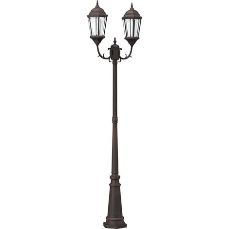 Lumière de jardin Bronze 68 x 20 x 235 cm Aluminium et verre (1/5)
