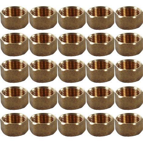 Lot de 25 Bouchons Laiton Femelle 3/8" (12/17) - Arcanaute (1/3)