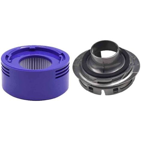 Kit de conversion de filtre HEPA pour aspirateur Dyson V7/V8 : cache moteur arrière et filtre arrière inclus