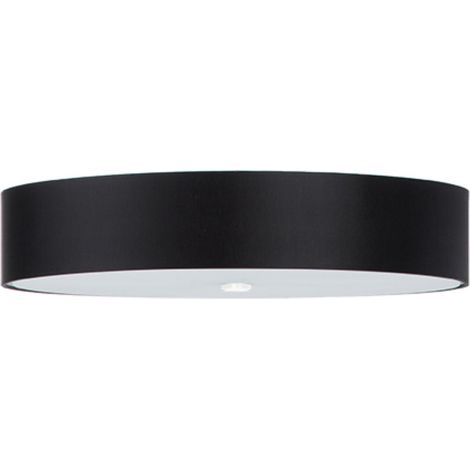 Plafonnier Skala tissu, verre, acier 6xE27 Sollux (1/5)