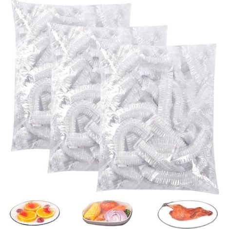 Film Alimentaire - YD - 300PCS - Réutilisable - Élastique - Transparent (1/4)