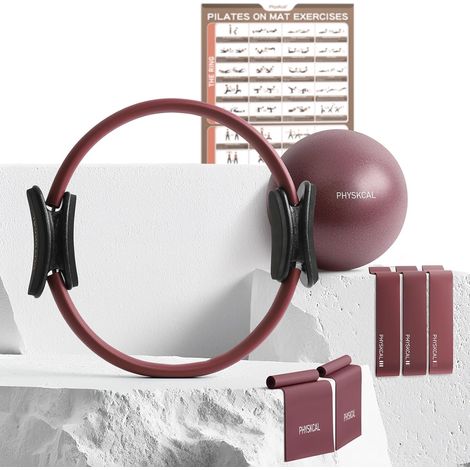 Kit de Pilates Ring à Domicile avec Pilates Ball et Bandes (1/5)
