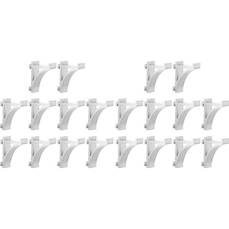 Kit comprenant 20 clips pour étagères de congélateur, des crochets de support pour réfrigérateur et des supports de réfrigérateur - WELLNGS-AquaForge (1/2)