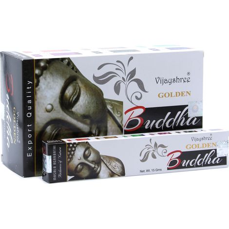 15g d'encens Bouddha doré- Vendu par 1