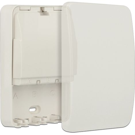 Delock keystone surface mounted box 3 port closed
