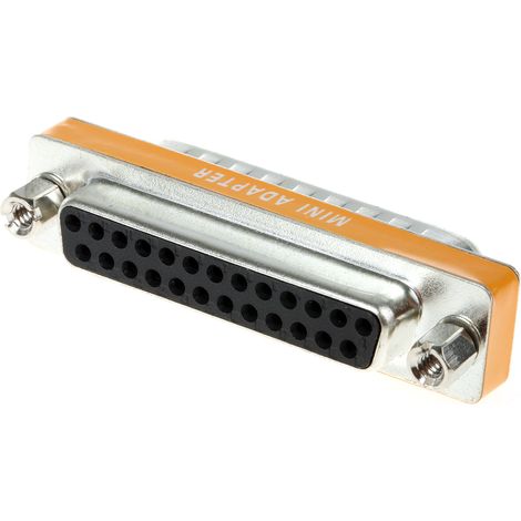 Adaptateur Sub-D 25 Mâle vers Sub-D 25 Femelle RS PRO ( Prix pour 1 ) (1/2)