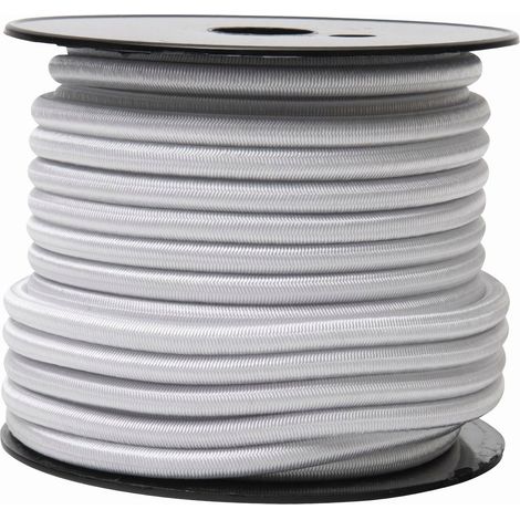 Weißer elastischer Spannbänder WERKA PRO Ø 8mm x 20m