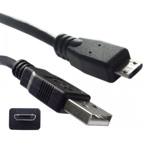 Cable USB 2.0 a MicroUSB 1m M/M - Cable USB (1/2)