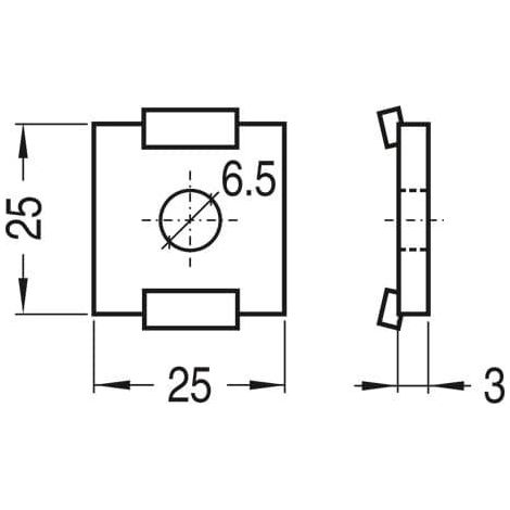 PS811462 Support pour Ecrou coulissant 4TBP811462C0100 ABB 811462