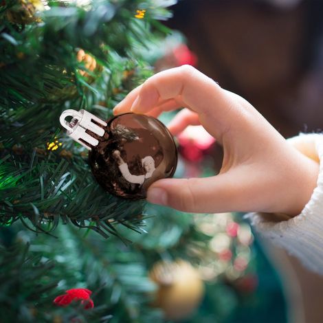 Christbaumkugeln set 96 stuck kunststoff ornamente