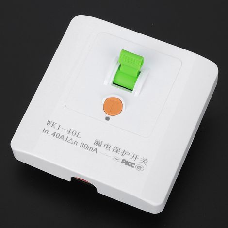 Disjoncteur différentiel 40A pour prises et climatiseurs/chauffe-eau électriques (1/5)