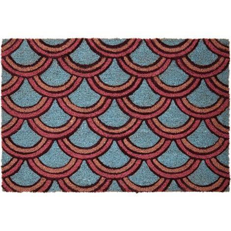 Premier Housewares Multicolored Design Door Mat Non Slip Floor Mat Indoor And Outdoor Welcome Mat With Robust Coir For Door Entrances House Entryway Kitchen Outside Porch And More 40 x 2 x 60 (1/3)