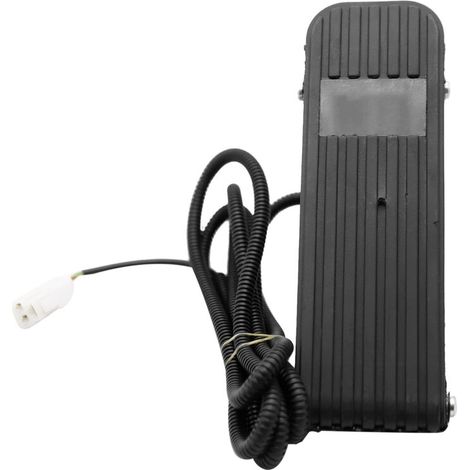 Throttle Accelerator Pedal Assembly Speed Control Brake Pedal for E-Bike Go Kart, Model: Black 17