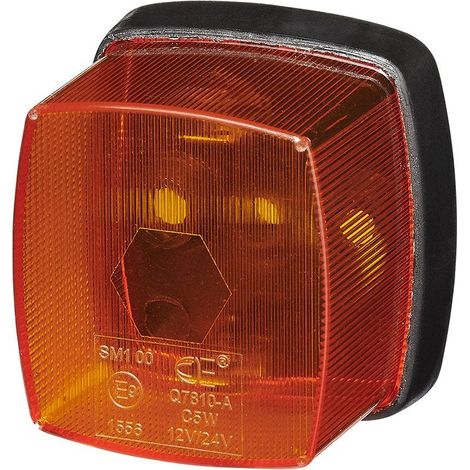 Luce di posizione laterale ambra 65x60mm PM (1/5)