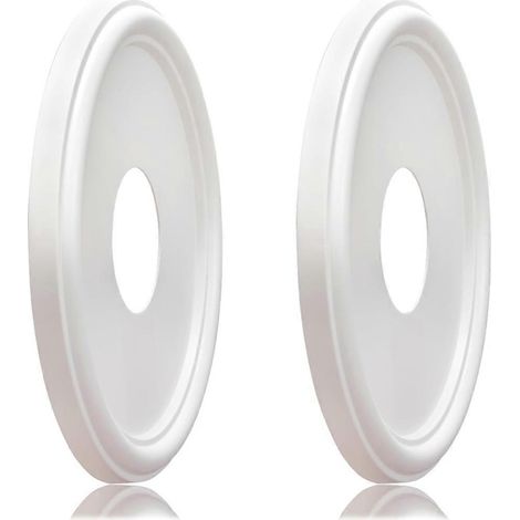 Rosace de plafond moulée en polyuréthane pour luminaires et ventilateurs de plafond