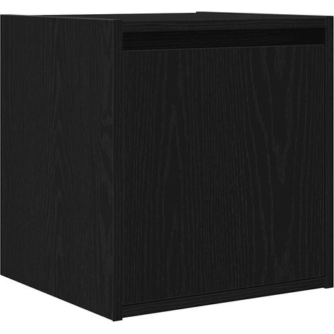 Maison Exclusive - Wand-Nachttisch Schwarz 38x34x40 cm