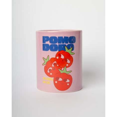 Candela Decorativa Pomodoro 8x8x10 cm Rosa Blogo