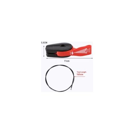 Cable de acelerador de repuesto universal de 65" para cortacésped, kit de control de cable de acelerador para manillar de cortacésped, piezas para cortacésped GXV160 - Crezuo