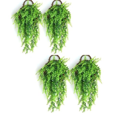 Pieces 80cm Artificial Ivy - Fake Plants, Party Wedding Garden Decoration, Fake Hanging Garlands for Baskets and Walls for Balconies Wall Door Cabinet (basket not included) MUMU (1/4)