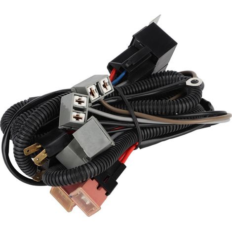 Modifizierter LED-Lichtkabelbaum für Autoscheinwerfer, Lichtverstärkungssatz für H7/H7 (1/5)