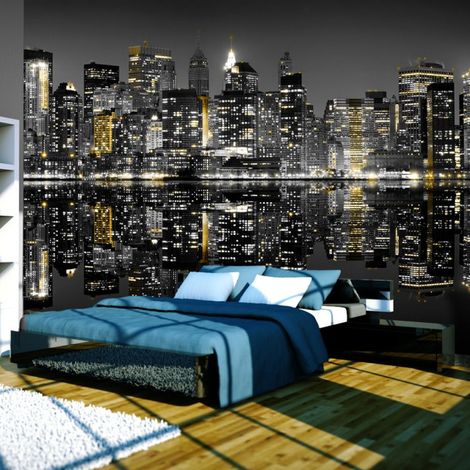 Papier Peint "New York Or & Argent" 193 x 250 cm (1/2)