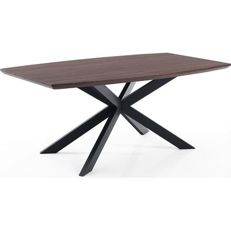 Mesa extensible efecto madera acabado nogal cm. Al.76xP.90xL.160/210 (1/5)