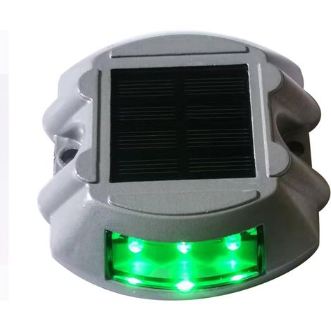Spot Lumineux Solaire Extérieur Pour Allée Chemin Terrasse - IP65 - 100 % Autonome - Sans Fil - 8 H Autonomie - Lot De 4 (1/5)
