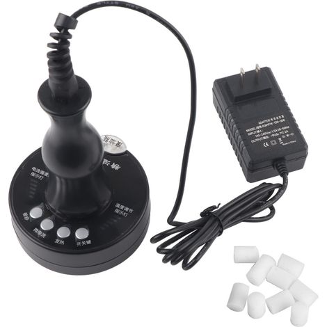 Appareil de massage par ventouses à pression négative Microcurrent, thérapie de détoxification corporelle, prise US 110-240V (1/5)
