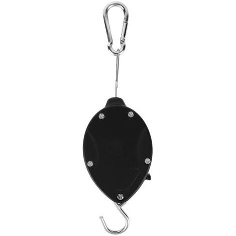 BUNTHAUS Poulies pour plantes suspendues très résistantes, ensemble de poulies rétractables à crochet de suspension réglable, crochet de suspension réglable, crochets de pot de fleurs de jardin, panie (1/5)