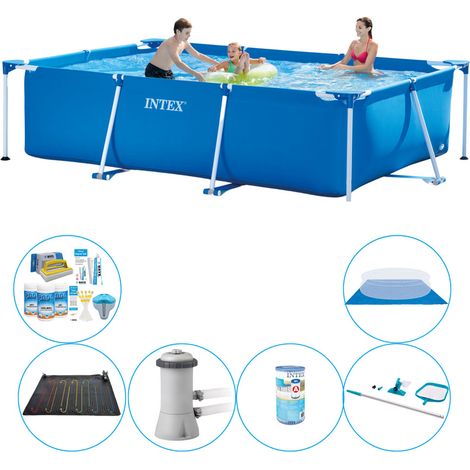Intex Piscine Tubulaire Rectangulaire - 300x200x75 cm - 6-pièces S20833 (1/5)