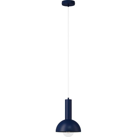 Suspension scandinave bleu marine VITRUM Sigma Lighting 1xE27 15W IP20 Ø19 cm (1/2)
