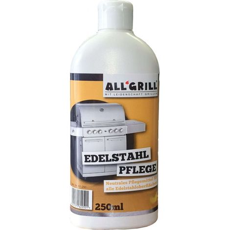 ALLGRILL Edelstahl-Pflegemittel 250 ml Edelstahlpflege PE-Flasche 62-250 (1/5)